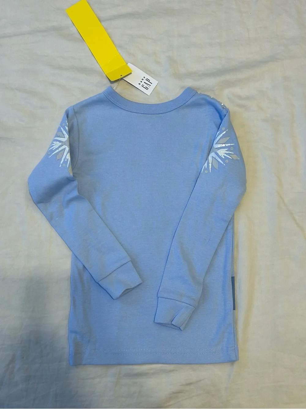 BabyGap Disney Frozen Princess Pajama 4 Year Blue Organic Cotton PJ Set Baby Gap